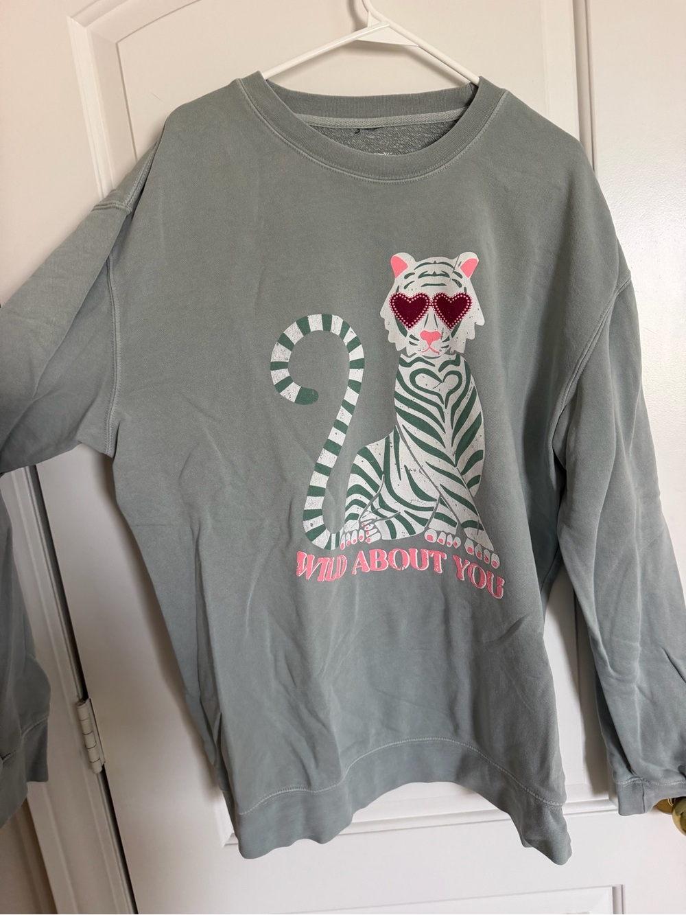 GUC living fully Mallory Ervin XL sweatshirt gray wild about you